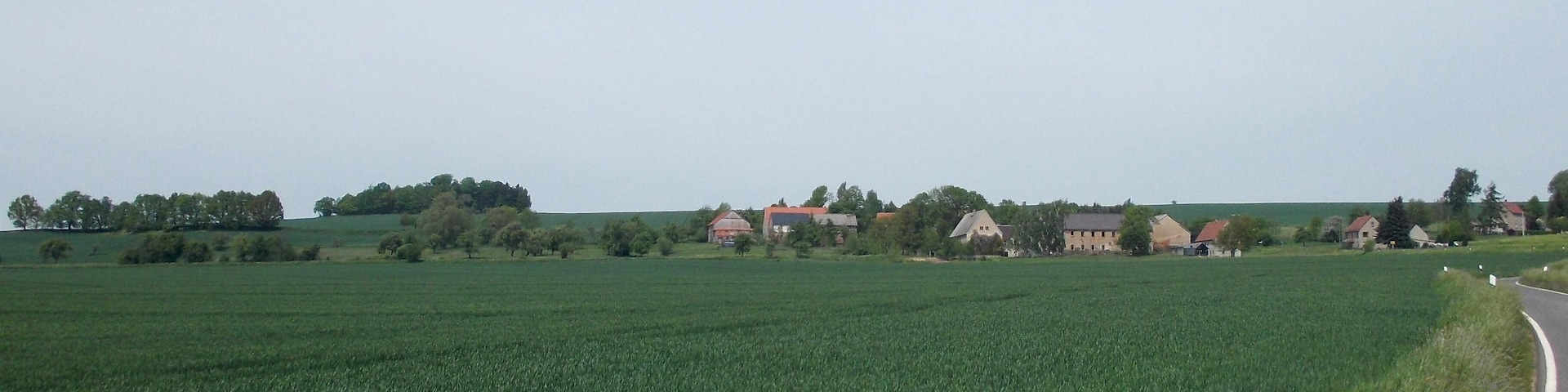 Radewitz (Nossen, Meissen district, Saxony) from the south