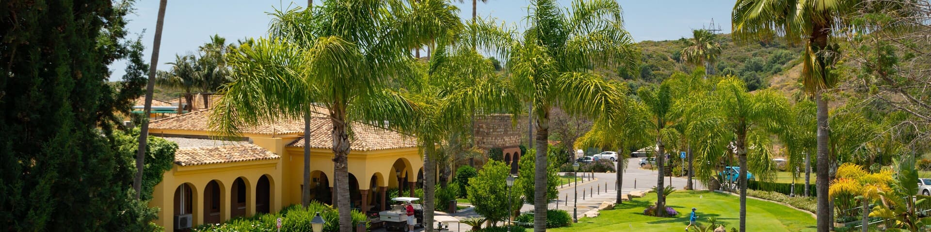 Marbella Golf and Country Club which includes a house and a garden