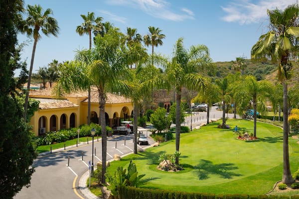 Marbella Golf and Country Club which includes a house and a garden