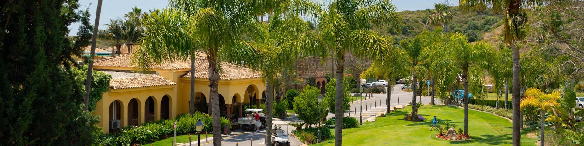 Marbella Golf and Country Club which includes a house and a garden