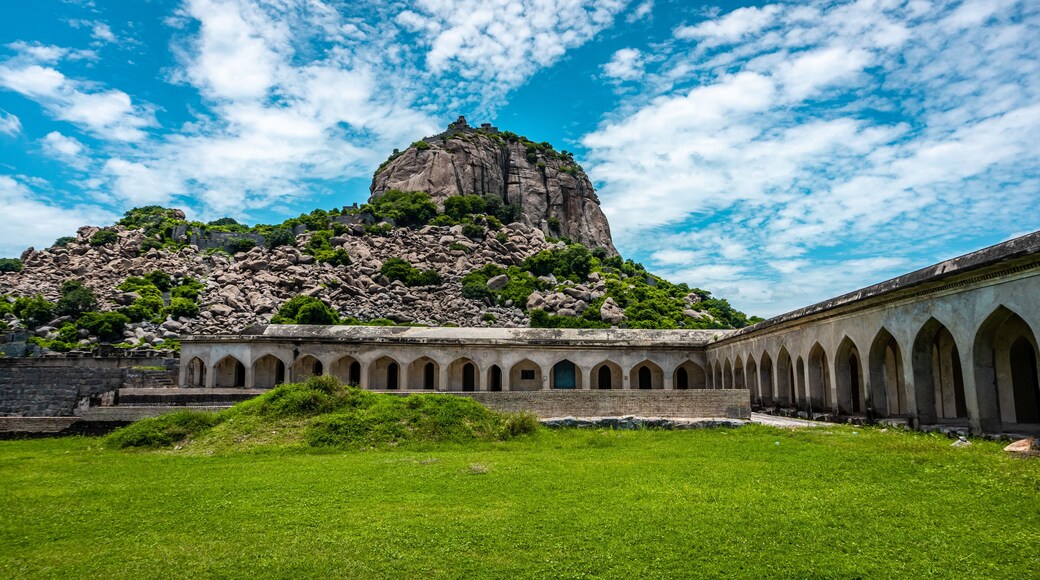 King Fort or Rajagiri Fort of Gingee or Senji in Tamil Nadu, India. It lies in Villupuram District, built by the kings of konar dynasty & maintained by Chola dynasty. Archeological survey of india