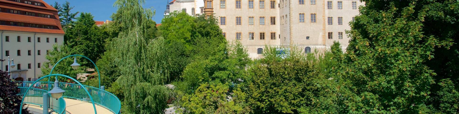 Torgau which includes street scenes