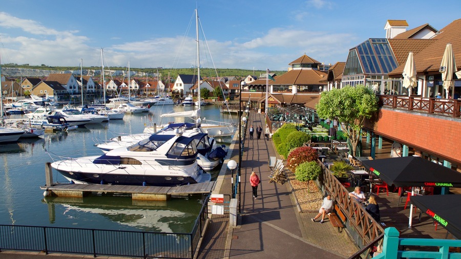 Port Solent which includes a bay or harbour