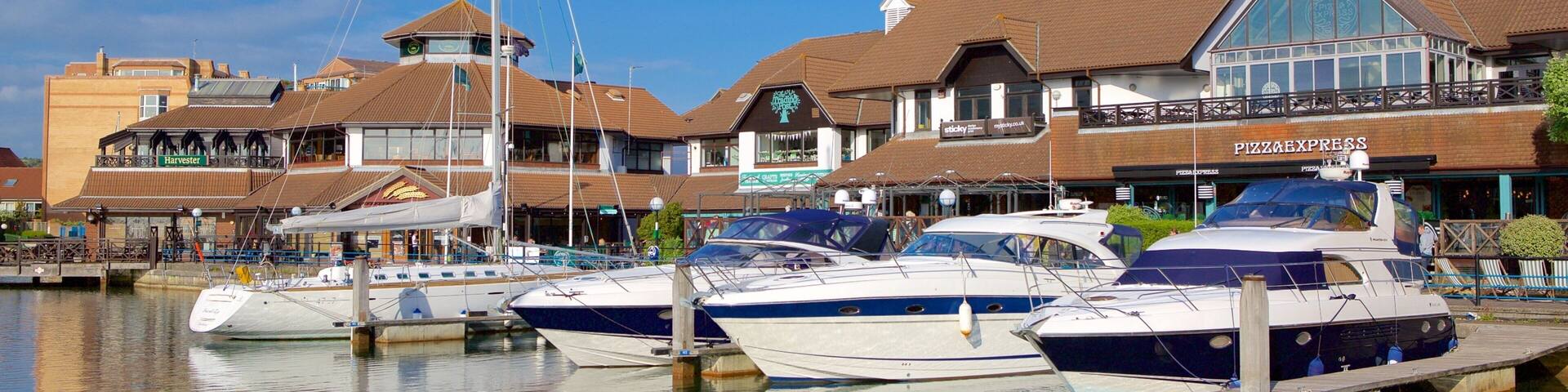 Port Solent which includes a marina