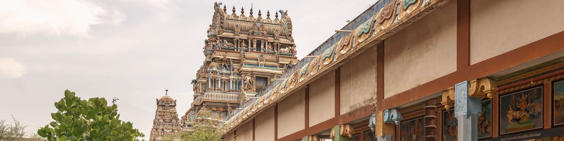 Kampaheshwarar Temple dedicated to Lord Shiva, located in Tirubuvanam, Tamil Nadu, India.