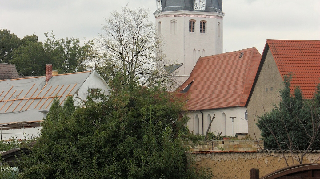 Wiedemar, view to the village church