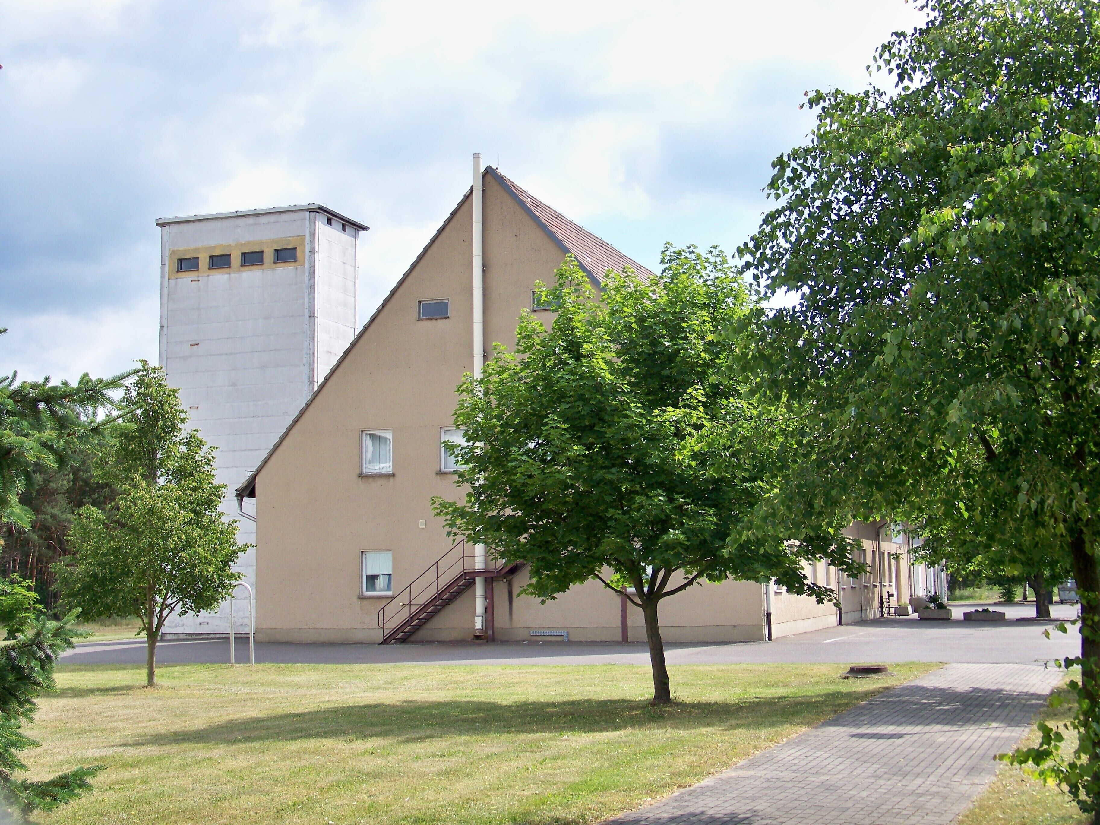 Gebäude am ehemaligen Flugplatz Eilenburg