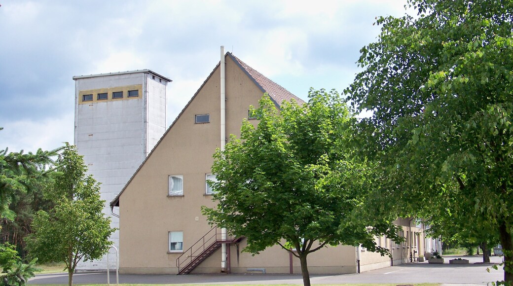 Gebäude am ehemaligen Flugplatz Eilenburg