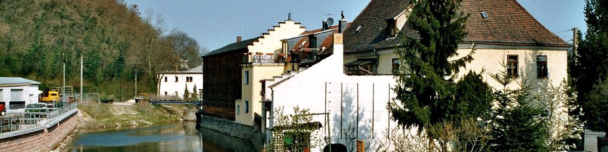 Eilenburg, the Mühlgraben (mill race)