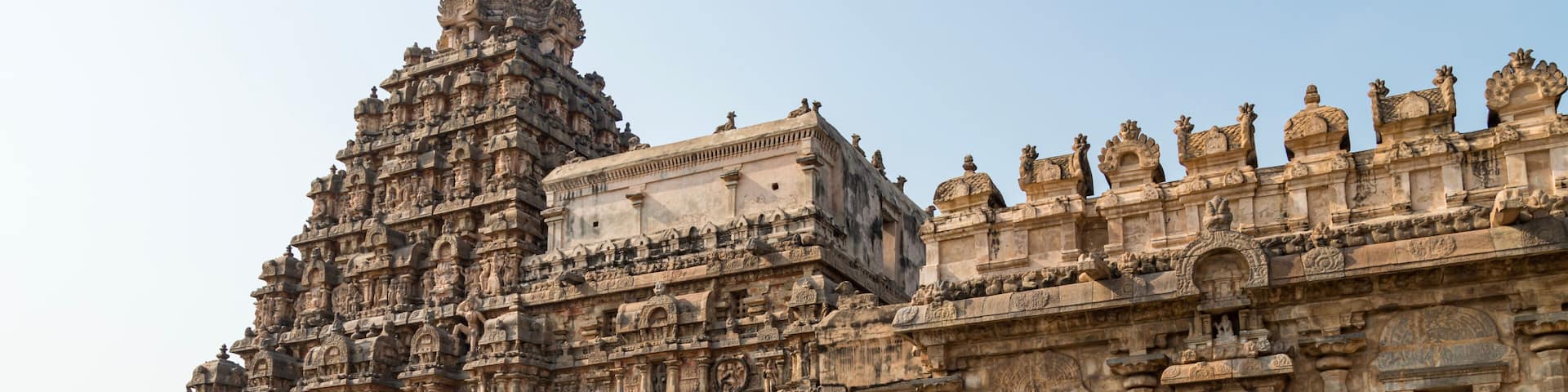 Airavatesvara Temple is a Hindu temple of Dravidian architecture located in the town of Darasuram, near Kumbakonam, Thanjavur District in the South Indian state of Tamil Nadu.