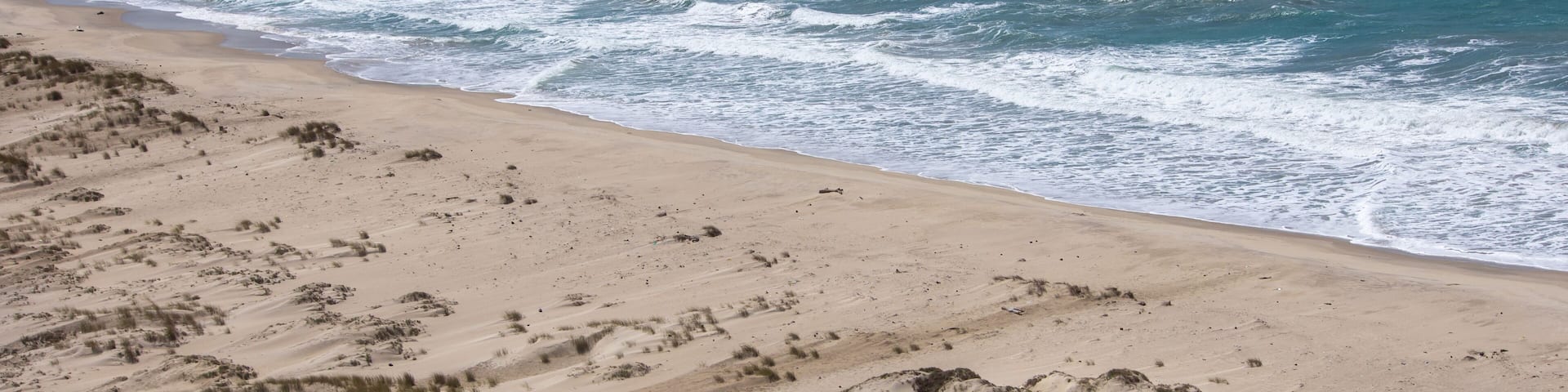 Dhanushkodi Beach, located near Arichal Munai, is known for its pristine sands and clear waters. Dhanushkodi is an abandoned town at the south-eastern tip of Pamban Island of the state of Tamil Nadu