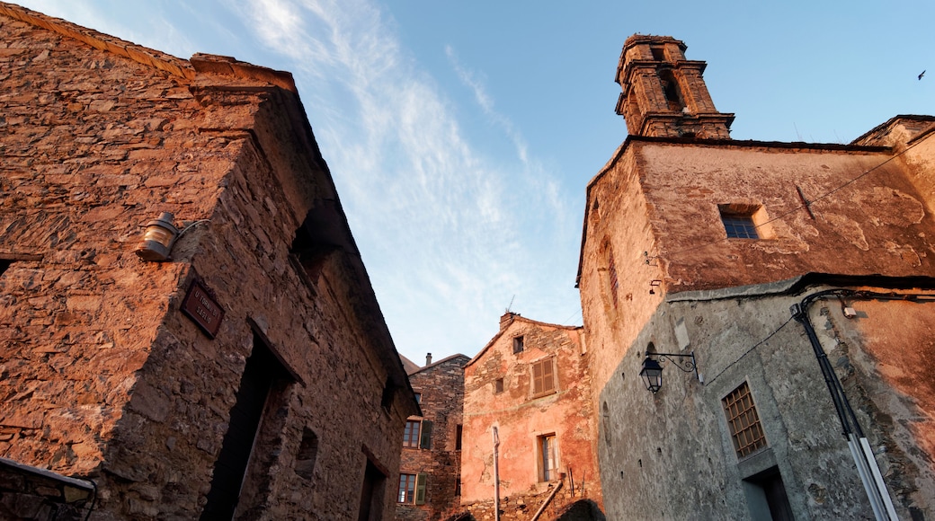 Penta-Di-Casinca village in Corsica island