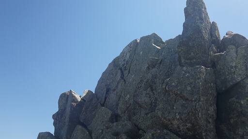 Monte San Petru (vue de dessous)