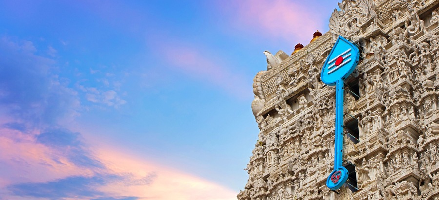 Hindu God Murugan Temple in India