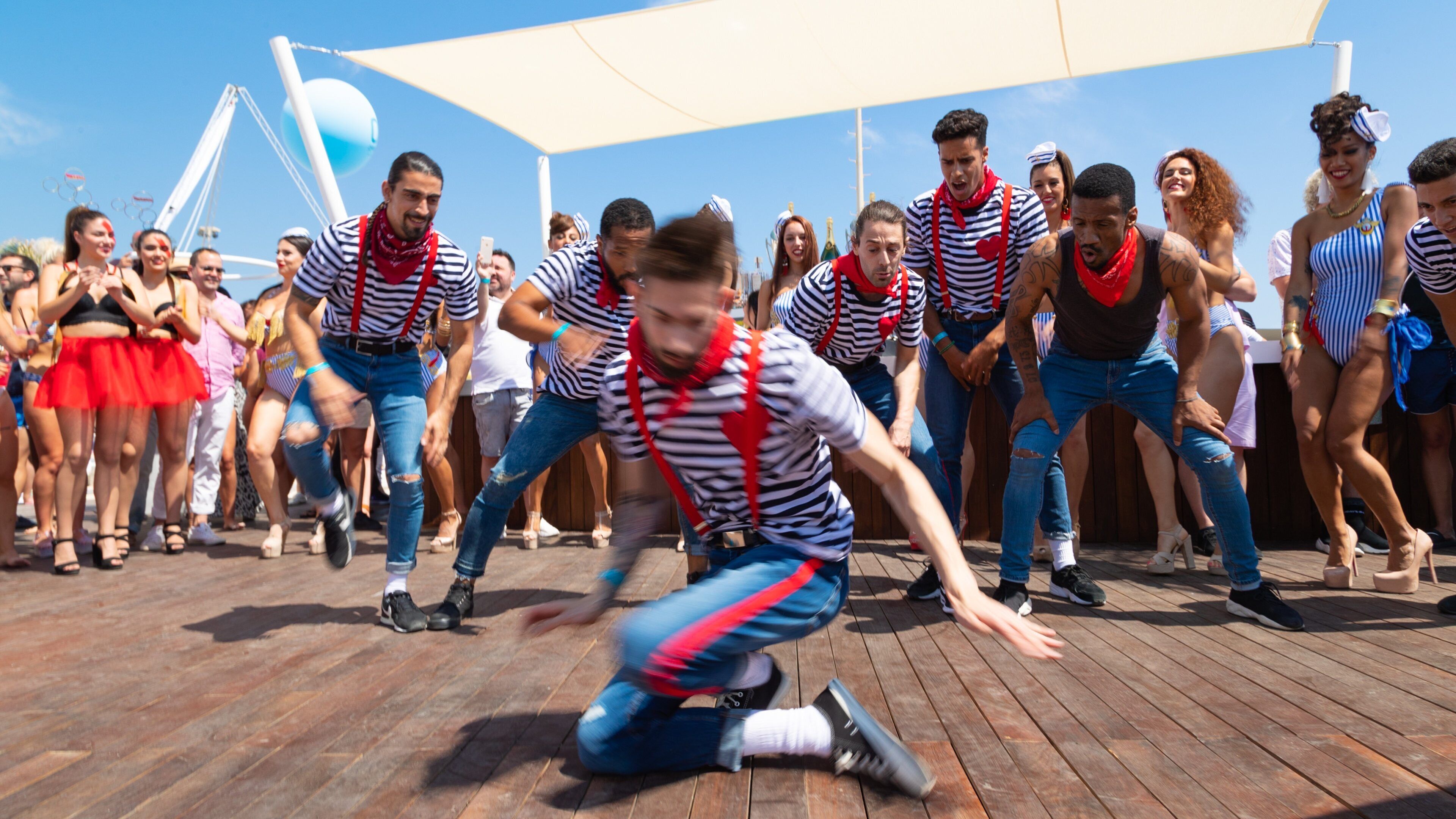 Funny Beach which includes street performance as well as an individual male