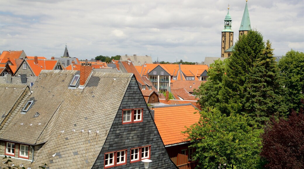 Goslar Imperial Palace featuring a city and landscape views
