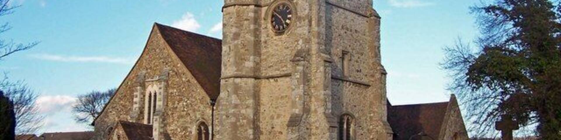 All Saints' parish church, Mill Street, Snodland, Kent, seen from the southwest