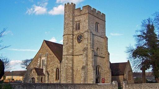 All Saints' parish church, Mill Street, Snodland, Kent, seen from the southwest