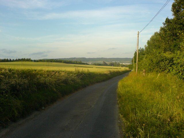 Country Road. A country road running from Paddlesworth to Snodland.