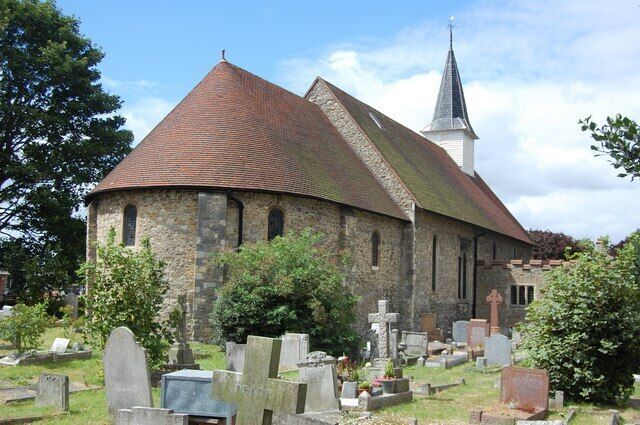 Parish church of St James the Less, Hadleigh, Essex, seen from the east