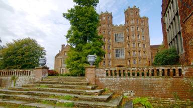 Layer Marney Tower showing heritage architecture, heritage elements and a castle