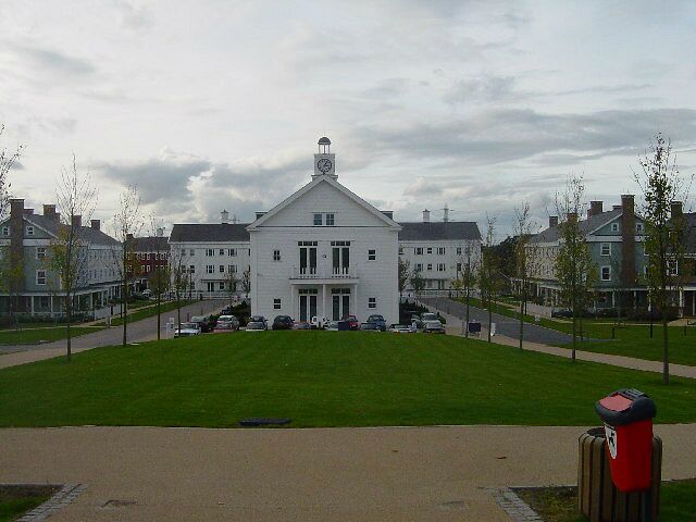 The Hamptons. This is a new housing development on the site of the old sewage works near Worcester Park.