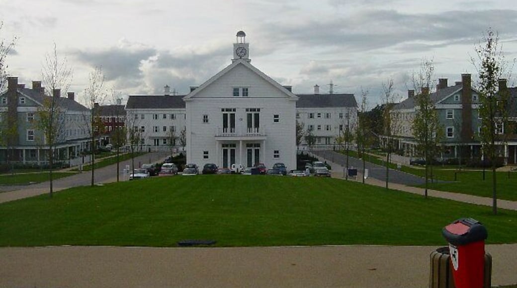 The Hamptons. This is a new housing development on the site of the old sewage works near Worcester Park.