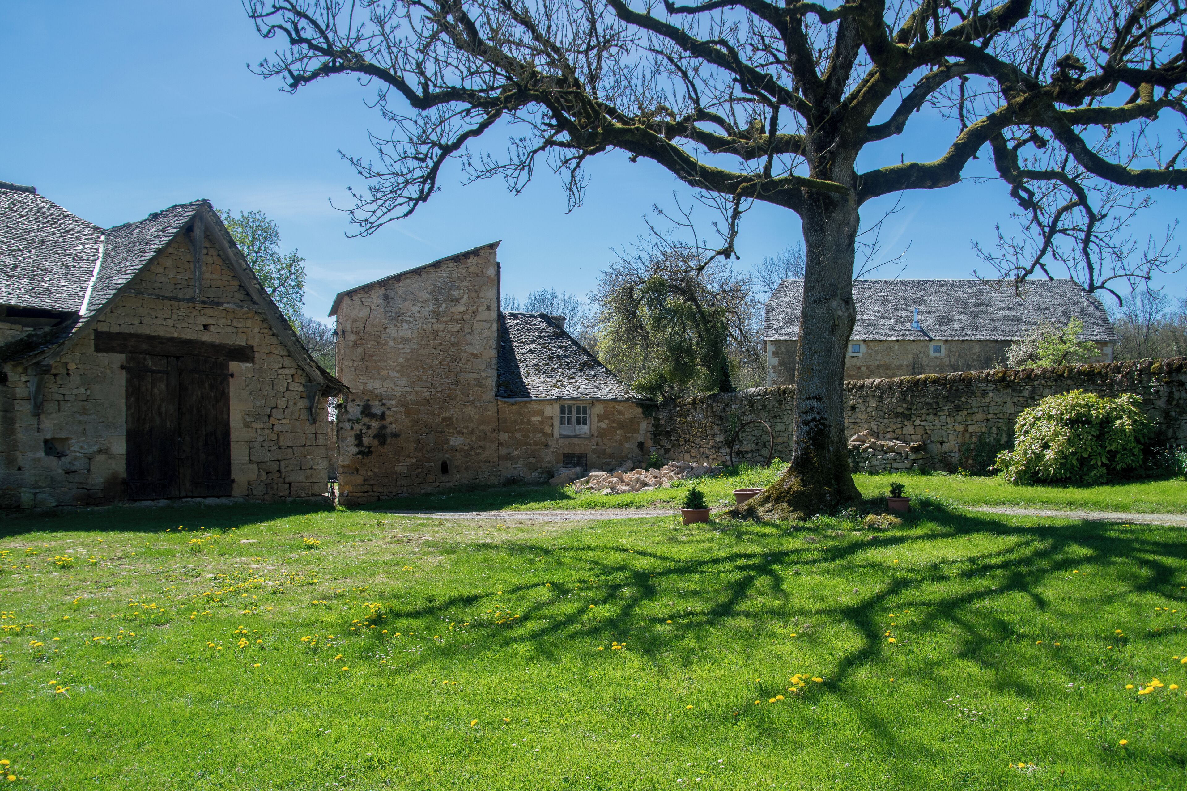 Former monastery barn of Séveyrac, Bozouls, Aveyron, France