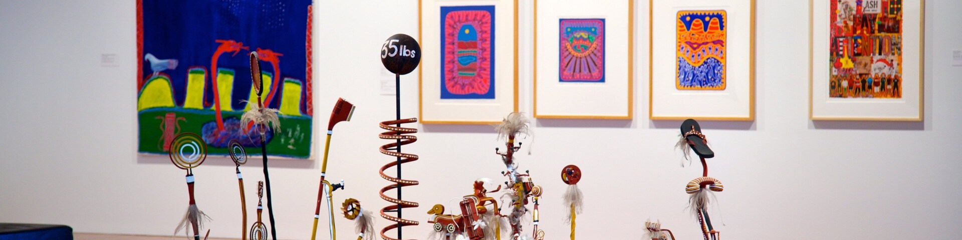 Gallery of Modern Art featuring interior views and art