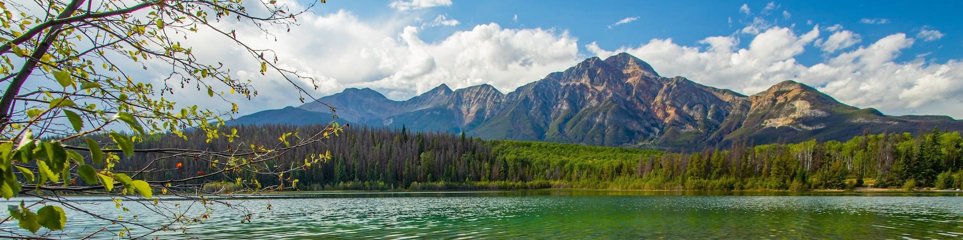 Patricia Lake which includes a lake or waterhole