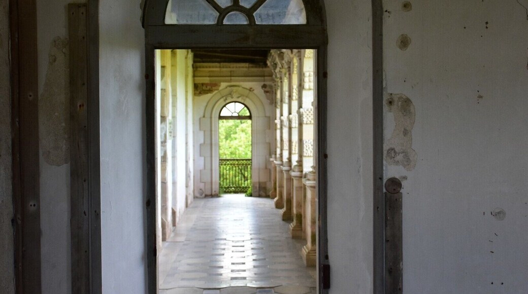 Just 25km west of the much-visited Cordes-sur-Ciel is this spectacular village, topped by two competing chateaux perched on the edge of a cliff overlooking the Aveyron River. One chateau is from the 12th century but the other was built next door in the 15th century by a feuding cousin. This one, with its Renaissance styling is the 'new' chateau.