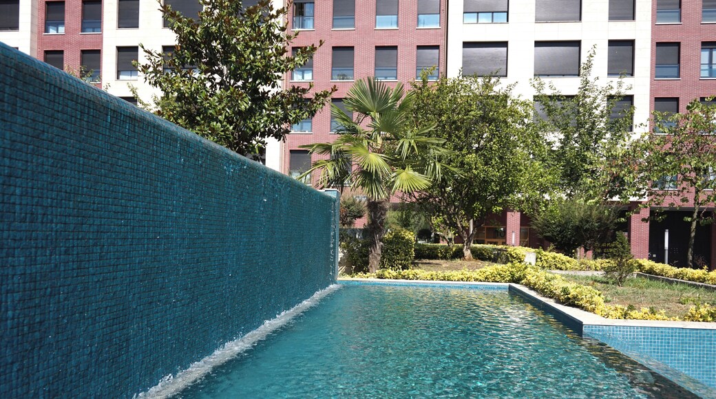 Fountain in Etxebarri, Spain.