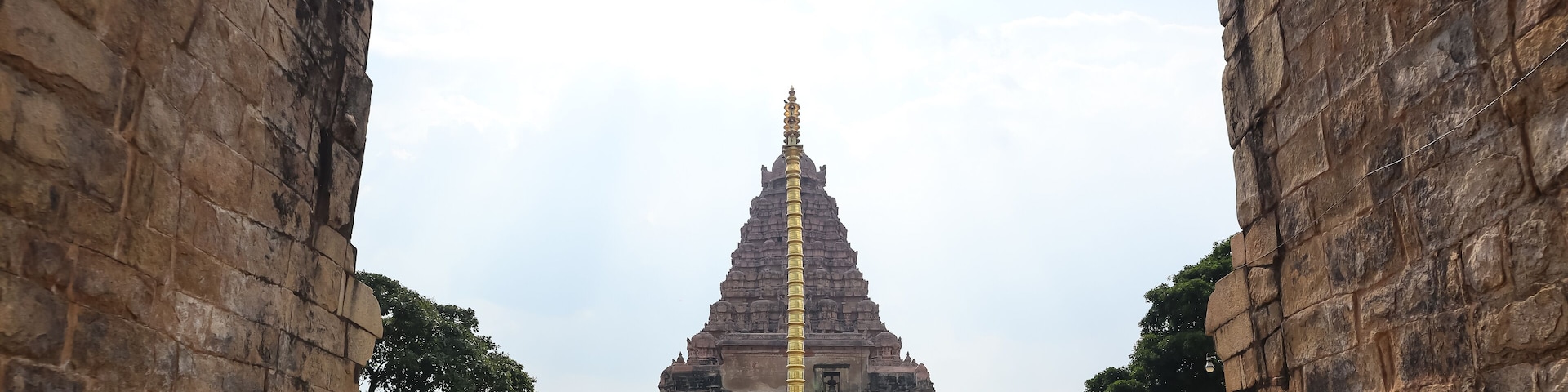 Beautiful Ancient Brihadisvara Temple, Built in 11th Century by Rajendra Chola I, Chola Dynasty, Gangaikonda Cholapuram, Ariyalur, Tamil Nadu, India.