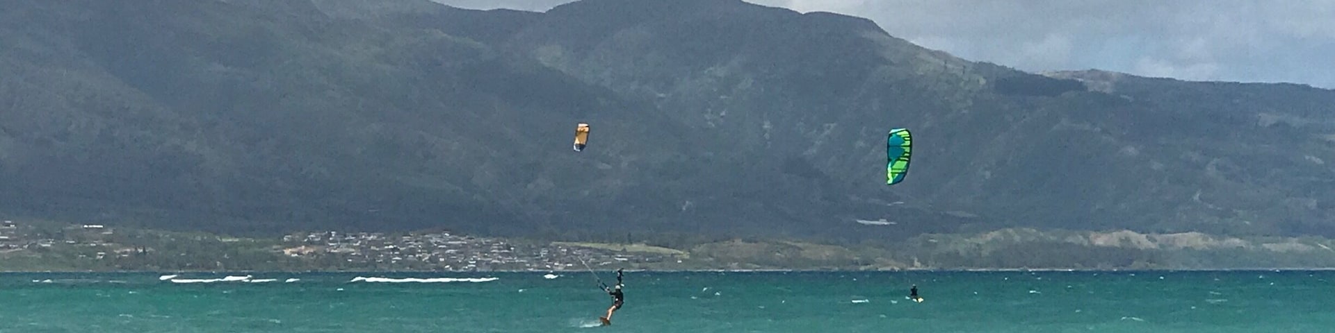 Pretty day at the beach watching kite surfing while enjoying endless blue clear water. 
I dont want this to end.