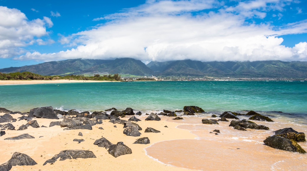 View of Kahului from Kanaha Beach Park,Maui