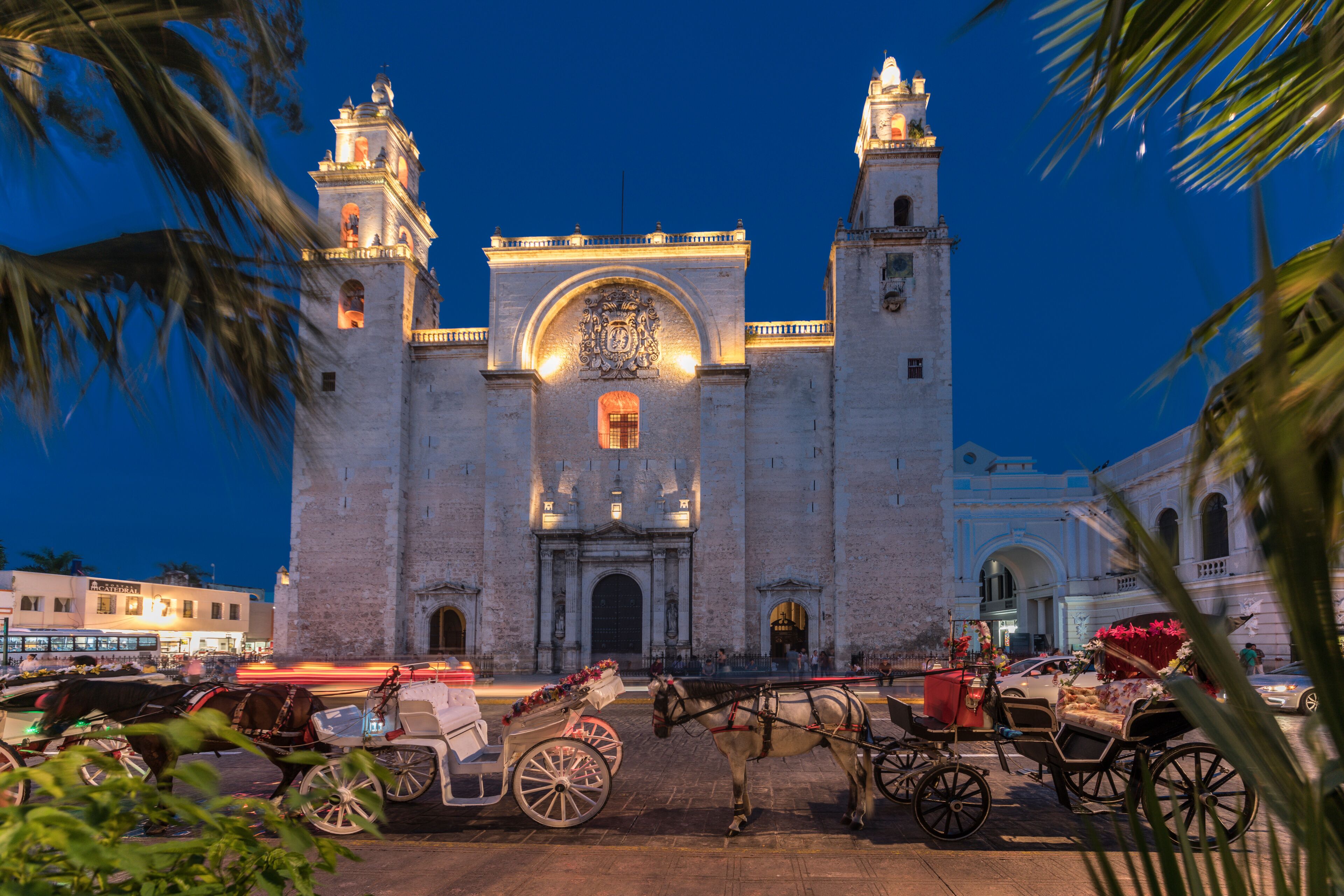 Mexico, Merida, Nacht