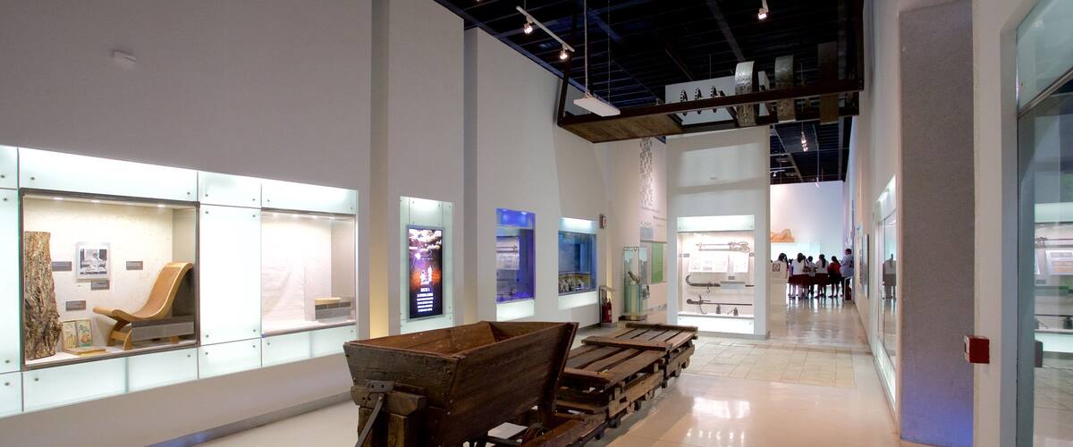 Grand musée du monde maya qui includes vues intérieures