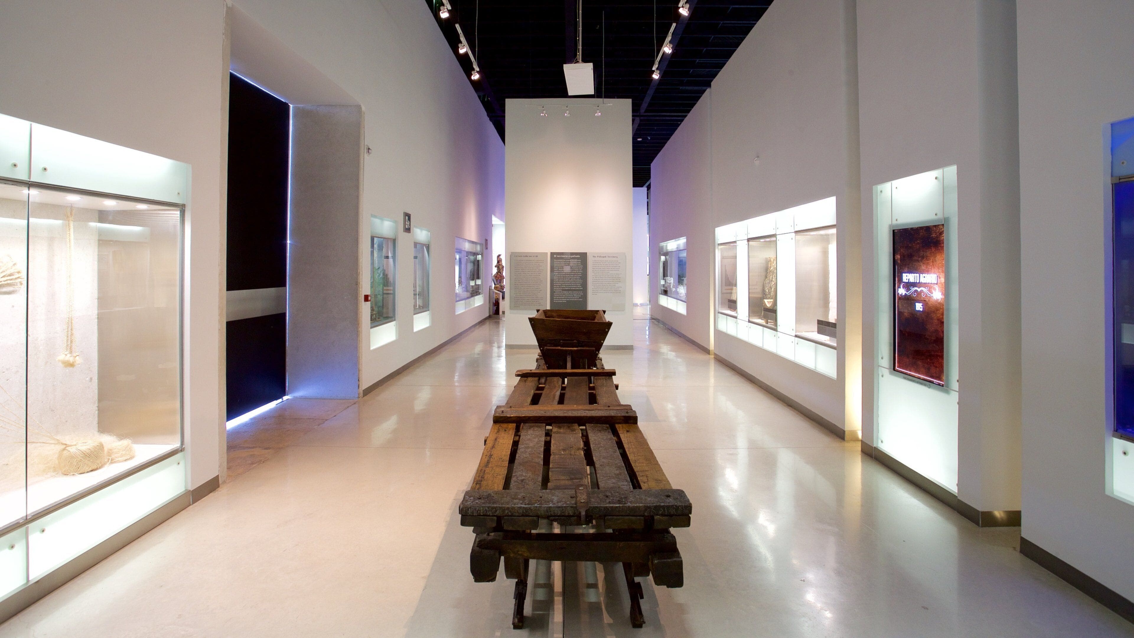Great Museum of the Maya World showing interior views