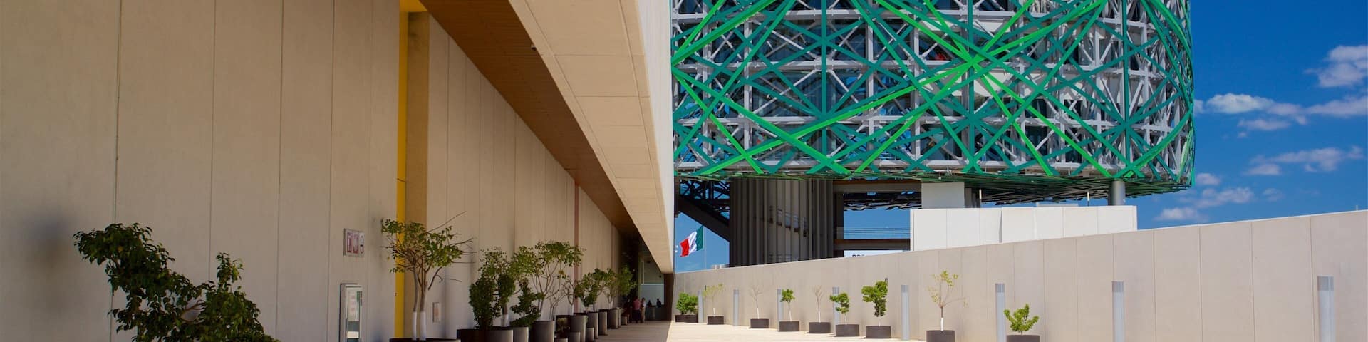 Great Museum of the Maya World showing modern architecture