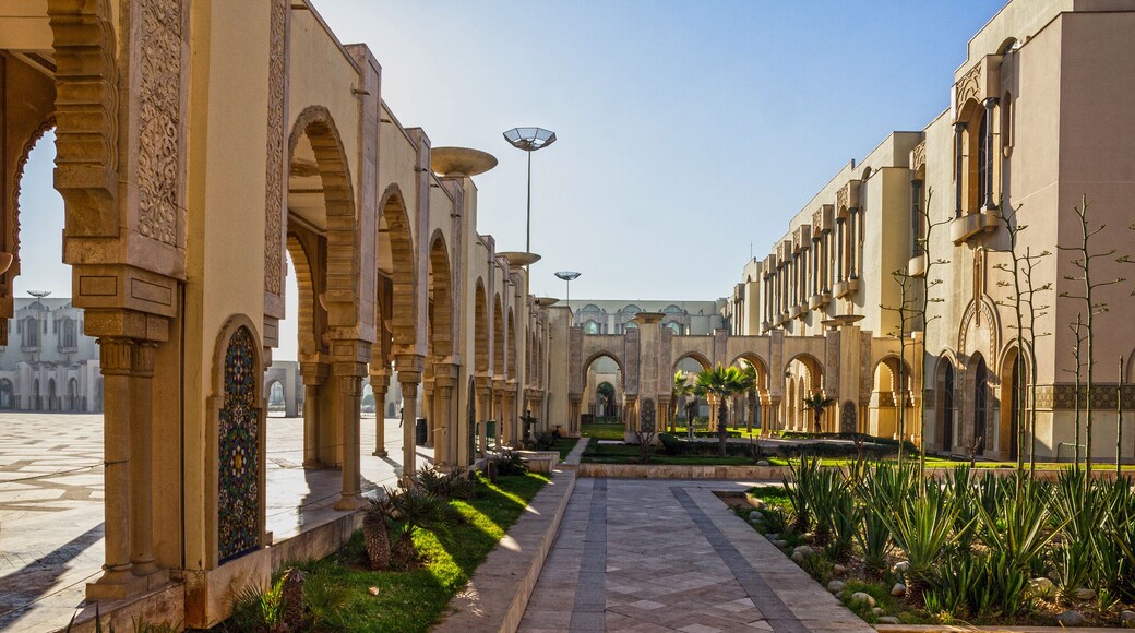 Casablanca, Morocco. Mosque Hassan II building