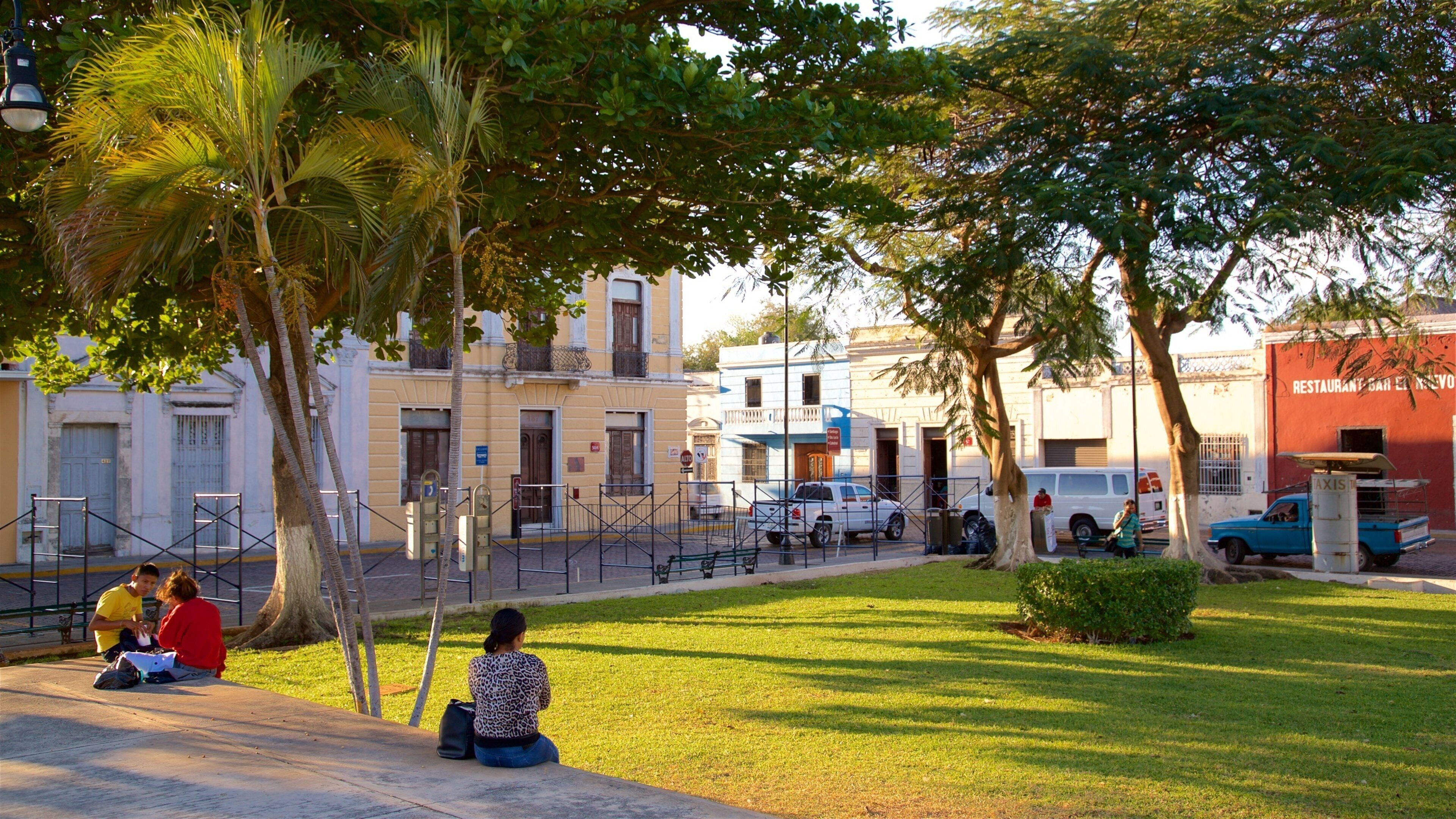 Parque de La Mejorada som inkluderer hage