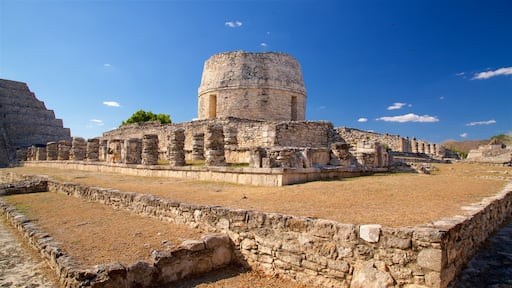 Mayapan Mayan Ruins showing heritage architecture