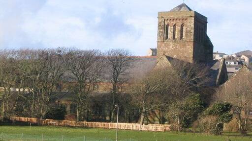 St Bees Church. Opposite the boarding school so they should have a good audience.