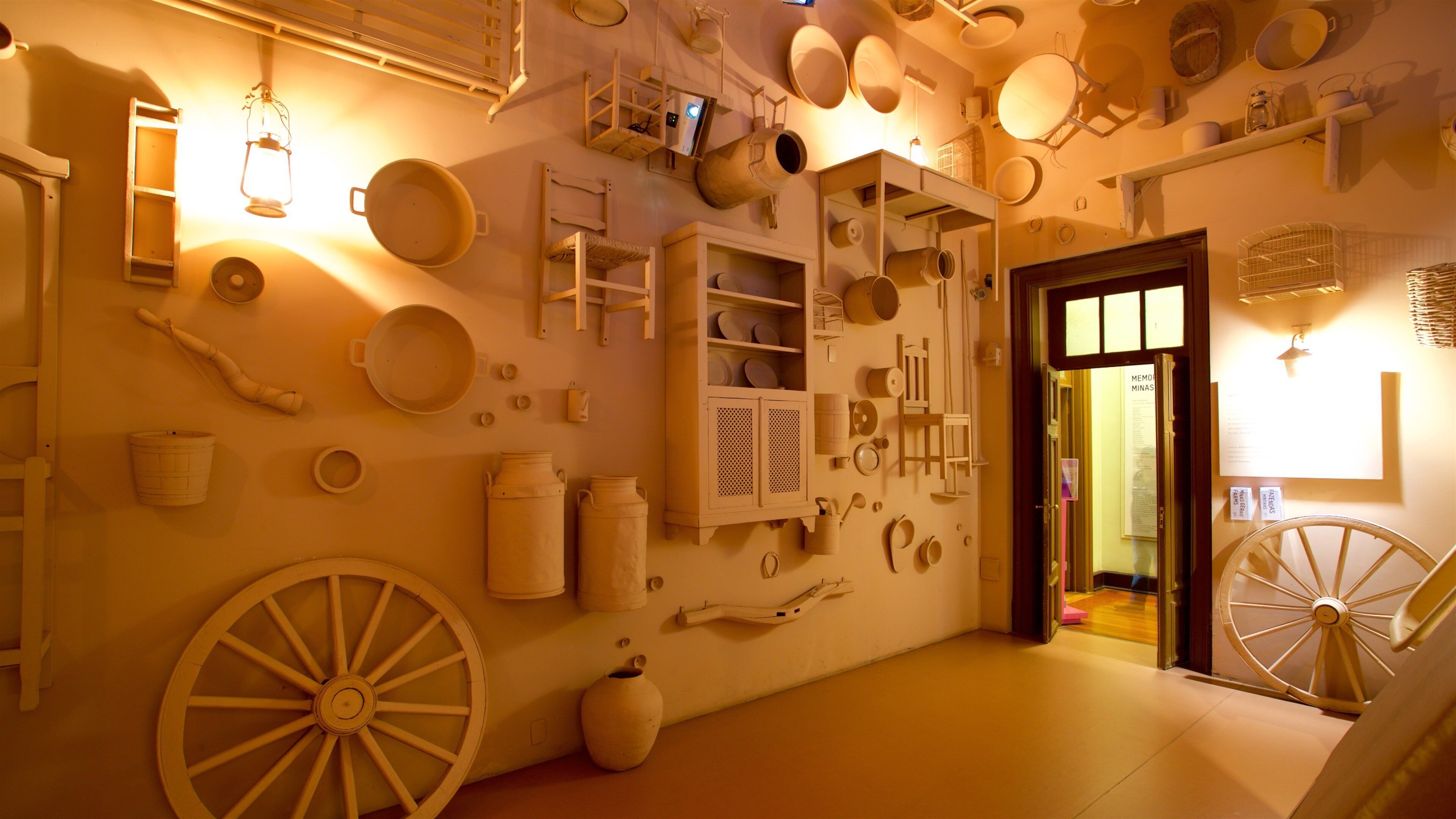 Memorial Minas Gerais Vale montrant vues intérieures