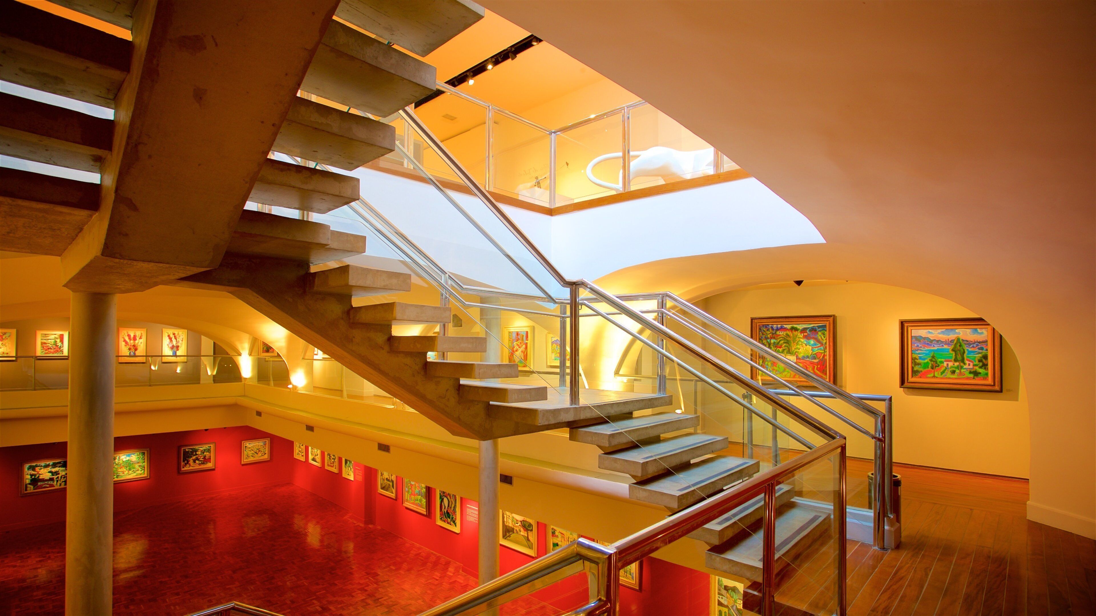 Museu Inimá de Paula som inkluderer kunst og innendørs