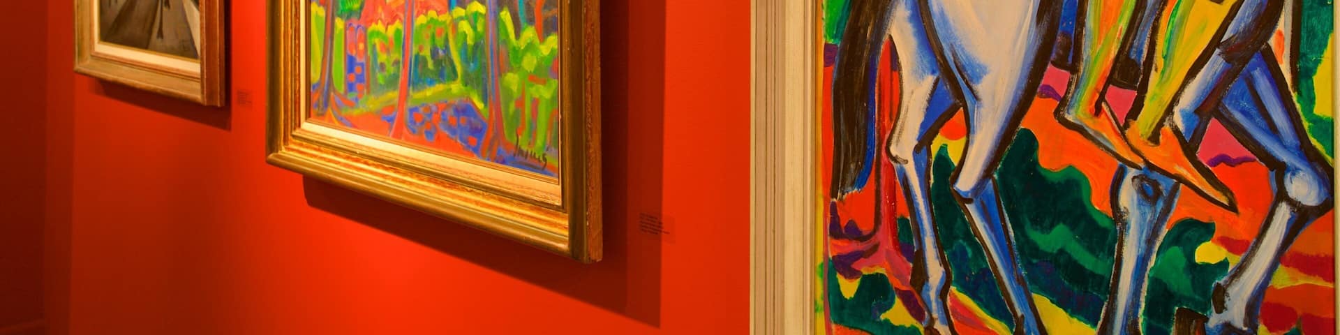 Museum Inima Paula showing art and interior views