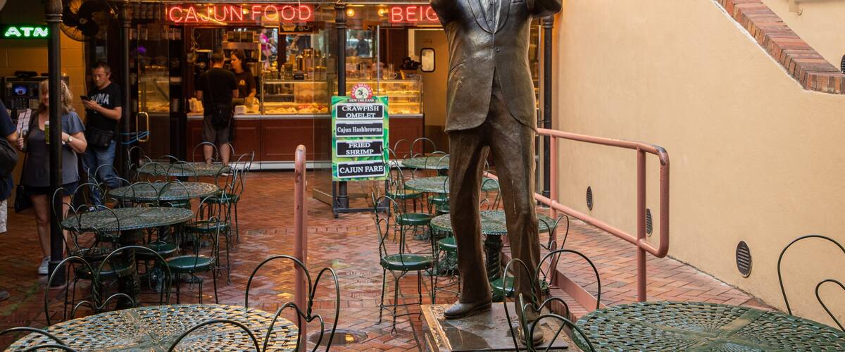 New Orleans Musical Legends Park featuring a statue or sculpture