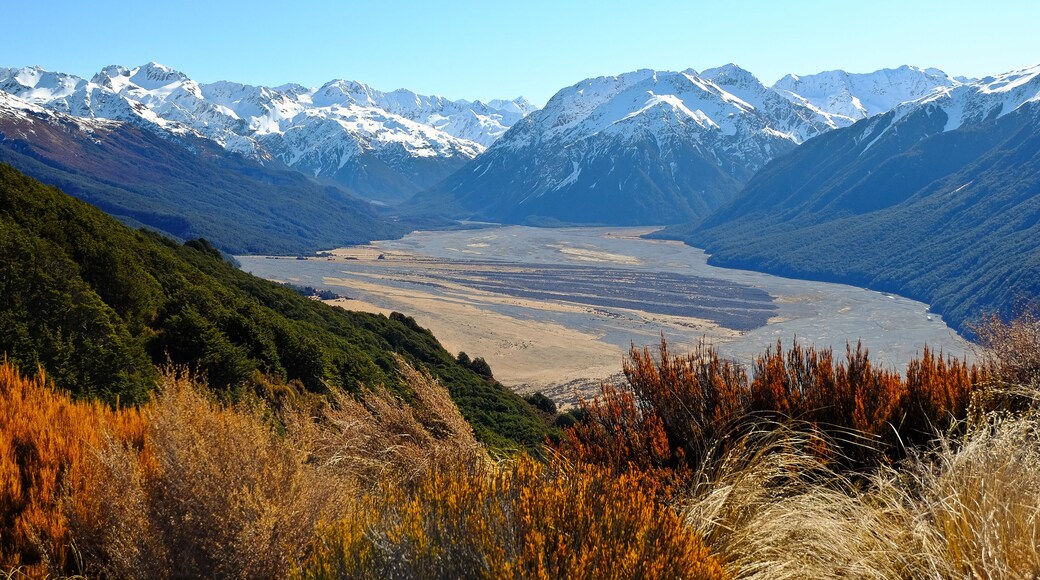 The Snowy Crest of The Southern Alps .
Bealey Spur, Arthurs Pass, New Zealand