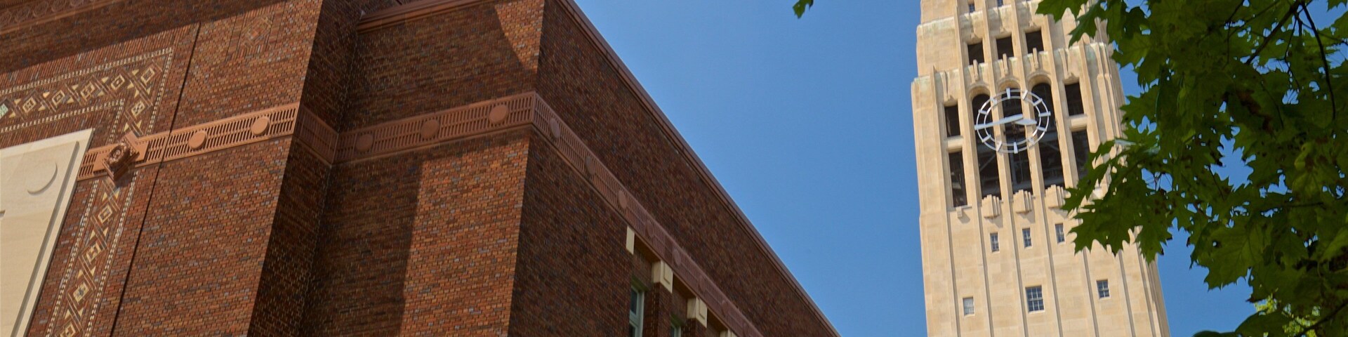 Hill Auditorium which includes heritage architecture
