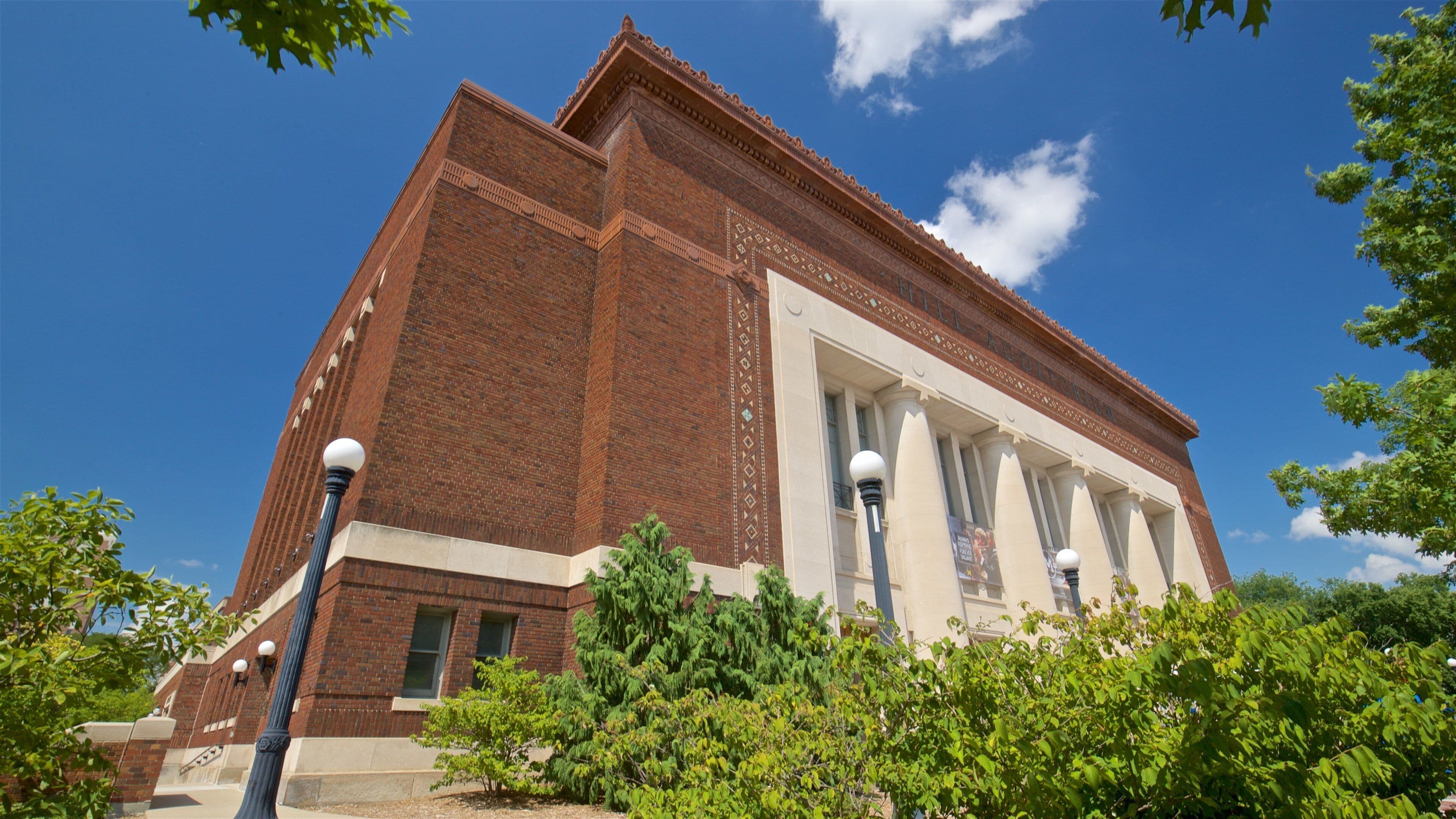 Hill Auditorium which includes heritage elements